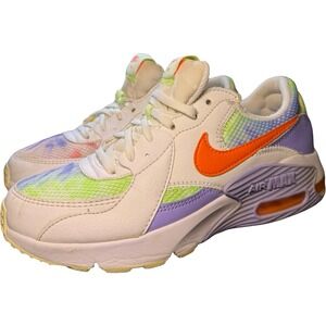 Nike Air Max Excee DD9671-900 Womens 7 Running Shoes Pastel Tie Dye Orange